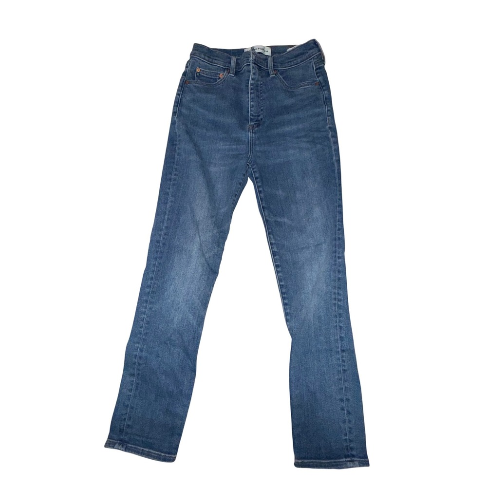 Denim Forum‎ The Lola High Rise Jeans 26L Blue Size 27